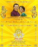 Bhutan 100 Ngultrum 2011 "Royal Wedding" P-35b UNC (in Folder) - Bhutan