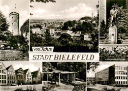 73875358 Bielefeld Sparrenburg Panorama Leineweberbrunnen Alter Markt Botanische - Bielefeld