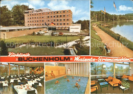 72037805 Malente-Gremsmuehlen Kurklinik Buchenholm Speisesaal Hallenbad Promenad - Malente-Gremsmuehlen