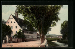 AK Göppingen, Christofsbad Mit Partie A. D. Fils  - Goeppingen