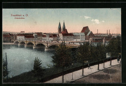 AK Frankfurt A. O., Oderbrücke Aus Der Vogelschau  - Frankfurt A. D. Oder