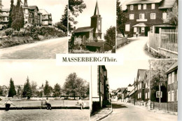 73956148 Masserberg Hotel Kurhaus Kirche FDGB Erholungsheim Schoene Aussicht Kur - Masserberg