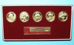 China Maskottchen Medaillen Proof Set Olympiade Peking 2008 In Box PP (EM482 - Non Classés