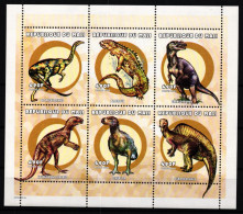 Mali 2564-2569 Postfrisch Kleinbogen / Dinosaurier #KC550 - Mali (1959-...)