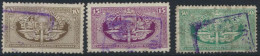 Lettland Eisenbahnmarken 1919 10-50 Sant Gestempelt - Lettonia