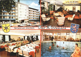 72032909 Bad Wildungen Sanatorium Wicker Speisesaal Hallenbad Wappen Albertshaus - Bad Wildungen