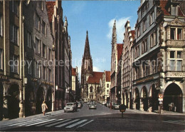 72032643 Muenster Westfalen Prinzipalmarkt Und Lambertikirche Muenster - Muenster