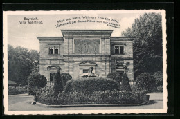 AK Bayreuth, Vorderansicht Der Villa Wahnfried  - Bayreuth