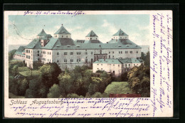 AK Augustusburg, Blick über Die Grünanlagen Auf Das Schloss  - Augustusburg