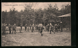 AK Zeithain, Der Truppenübungsplatz, Soldaten In Uniform Mit Gewehren  - Zeithain