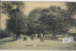 MARCHE- ALLEE DU MONUMENT- ANIMEE- ECRITE EN 1913 - Marche-en-Famenne