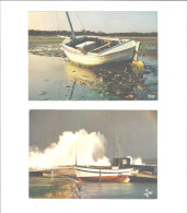 THEME  BATEAUX PECHE    LOT DE 2 CARTES     ***            A   SAISIR ** - Fischerei