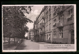 AK Ludwigshafen A. Rhein, Blick Auf Die Wittelsbachstrasse  - Ludwigshafen