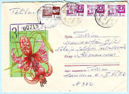 USSR 1969.0626. Lilies. Used Cover - 1960-69