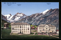 AK Saas-Fee, Hotel Belle Vue, Fletschhorn, Laquinhorn, Weissmies  - Saas-Fee