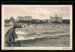 AK Zinnowitz, Wellengang Am Strand  - Zinnowitz