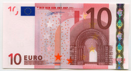 37 - BILLET 10 EURO 2002 NEUF Signature Wim Duisenberg N° U10176785897 Imp L009C2 - 10 Euro