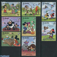 Gambia 1991 Philanippon/Disney 8v, Mint NH, Philately - Art - Disney - Disney