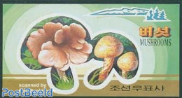 Korea, North 2002 Mushrooms Booklet, Mint NH, Nature - Mushrooms - Stamp Booklets - Funghi