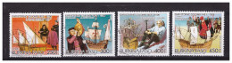 BURKINA FASO 1986  Columbus 4 Values Used Set C.T.O. - Burkina Faso (1984-...)