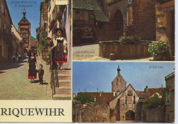 68277 02 04#1D - RIQUEWIHR - MULTIVUES (LA RUE PRINCIPALE, LE DOLDER, LA FONTAINE DE LA SINNE) - Riquewihr