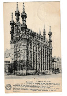 Leuven Stadhuis Hotel De Ville Briefstempel 1922 Tilburg Htje - Leuven