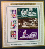 Burundi 1969 Red Cross MNH - Ungebraucht