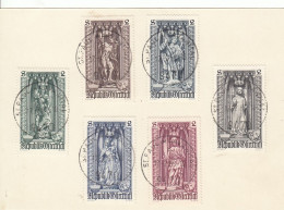 AUSTRIA 1284-1289,used,cut On Paper - Used Stamps