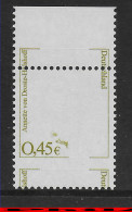 Bund: MiNr. 2295 F Aus Zehnerbogen, Postfrisch, ** BPP Attestkopie - Abarten Und Kuriositäten