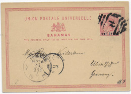 Bahmas Post Card 1853 To Germany - Bahama's (1973-...)