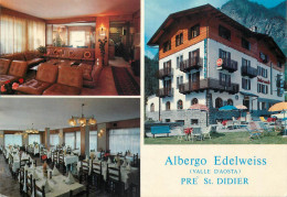 Switzerland Pre St Didier Valle D'Aosta Albergo Edelweiss Di Rota Multi View - Hoteles & Restaurantes