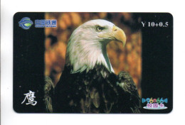 Aigle Rapace Oiseau Bird Vogel Animal Télécarte  Chine China Phonecard  ( T 539) - Chine