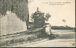 CPA - 76 - Environs De Rouen - Bonsecours Tramway Le Virage De La Route Neuve - Bonsecours