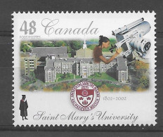 Canada 2002.  St Mary Univ. Sc 1944  (o) - Unused Stamps