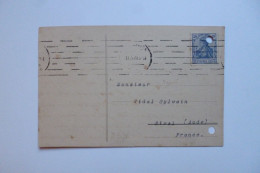 Carte Commerciale MEYER -  Hamburg  - Allemagne  Vers RIVEL  -  Aude  - Transaction Peignes    - 1920 - Cartoncini Da Visita