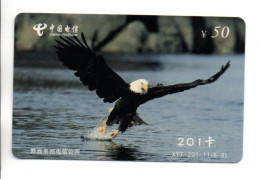 Aigle Oiseau Bird Vogel Animal Télécarte  Chine China Phonecard  ( T 540) - Cina