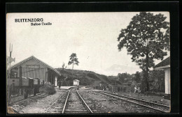 AK Buitenzorg, Batoe-Toelis, Bahnhof  - Indonesia