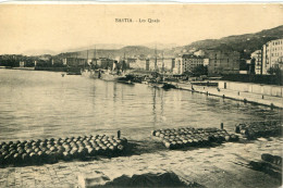 -2B - CORSE  - BASTIA -  Les. Quais.         Collection. J.Moretti, Bastia - Bastia