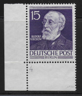 Berlin: MiNr. 96 Formnummer 4, Gefaltet Und Angetrennt, Postfrisch, ** - Unused Stamps