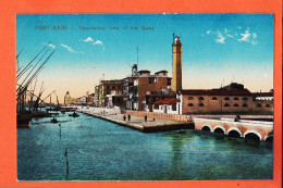 17591 / ⭐ PORT-SAID Egypte (•◡•) Panoramic View Of The Quay Lighthouse Canal SUEZ ◉ The Cairo Post-Card Trust 649 - Port Said