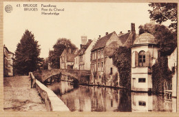 17956 / BRUGGE Paardbrug BRUGES Pont Du Cheval Horsebridge 1930s ALBERT 63 Phototypie DOHMEN Bruxelles - Brugge