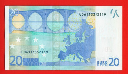 42 - BILLET 20 EUROS 2002 NEUF Signature WIM DUISEMBERG  N° U06113352119 - Imp L004F1 - 20 Euro