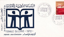 Annèe International Du Livre - 1972 FDC - Algerien (1962-...)