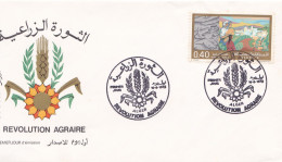 Revolution Agraire - 1973 FDC - Algérie (1962-...)