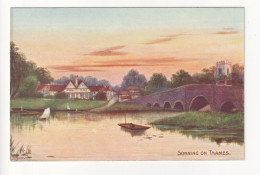 Sonning-on-Thames - Old Berkshire Artistic Postcard - Sonstige & Ohne Zuordnung