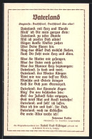 AK Hannover, 9. Deut. Sängerbundesfest 1924, Stadthalle Und Lied Vaterland, Ganzsache  - Postkarten