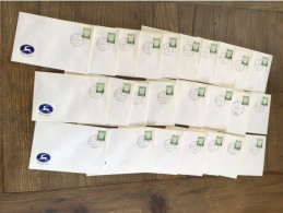 25 ANCIENNES ENVELOPPES ISRAEL 1967 + ENVELOPPES 1 ER JOUR ISRAEL (CHAGALL). - Other & Unclassified