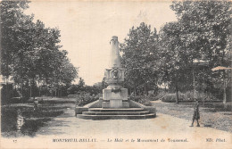 49 MONTREUIL BELLAY MONUMENT DE TOUSSENEL - Montreuil Bellay