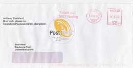 Bund Brief Mit Freistempel Post Ident Nürnberg 2000 Portostufe 15,10 DM - Macchine Per Obliterare (EMA)
