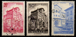 MONACO     -      L O T   -   Monuments.  Oblitérés - Used Stamps